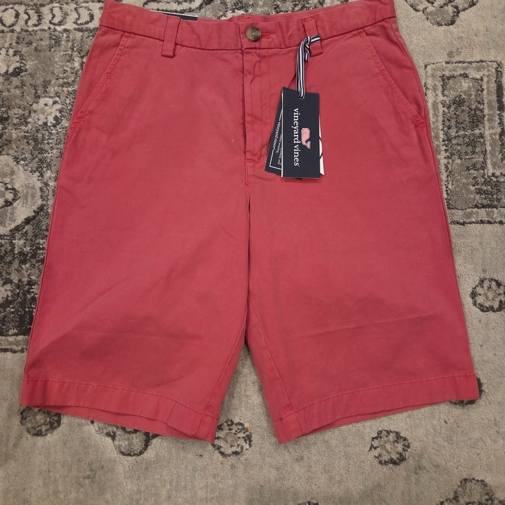 Vineyard Vines Kids Red Shorts